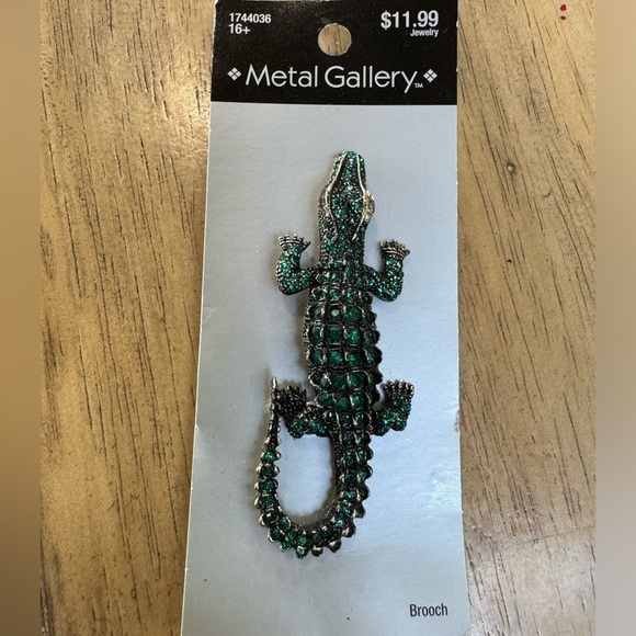 🐊 Aligator Brooch NWT - Picture 1 of 2